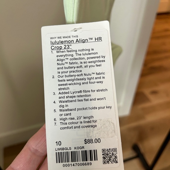 Lululemon Align HR Crop 10 - Picture 6 of 6